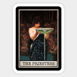 The High Priestess Tarot. Sticker